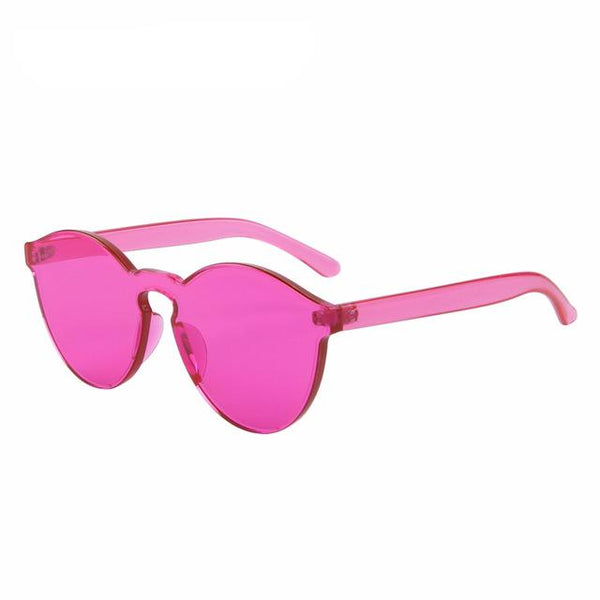 Integrated Candy Color Women's Sunglasses