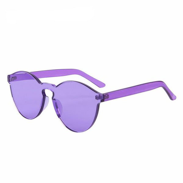 Integrated Candy Color Women's Sunglasses