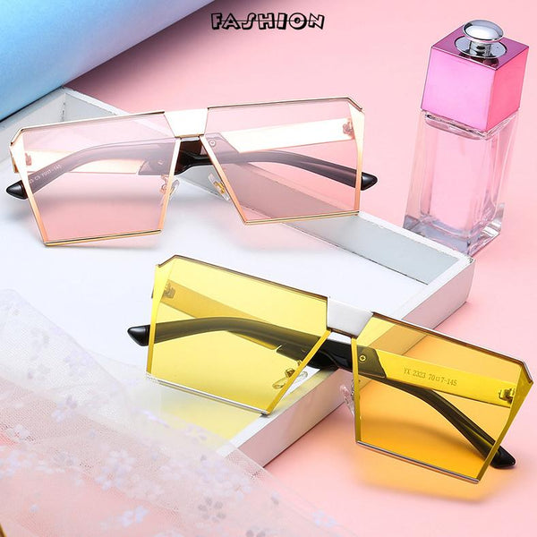Square Style Flat Top Women's Sunglasses