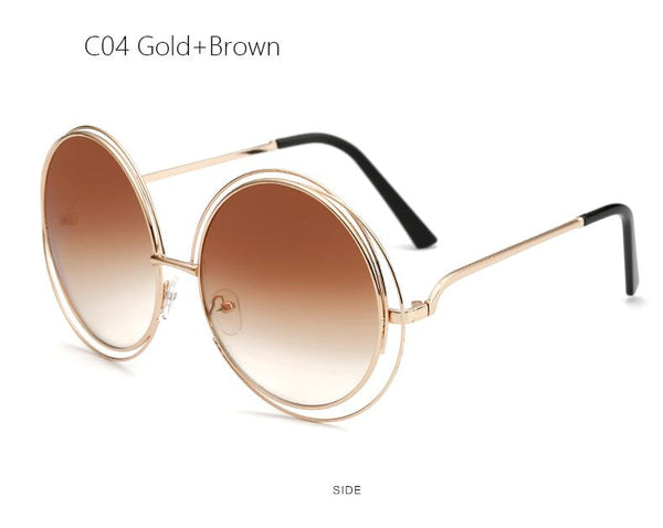 Oversized Round Women's Sunglasses