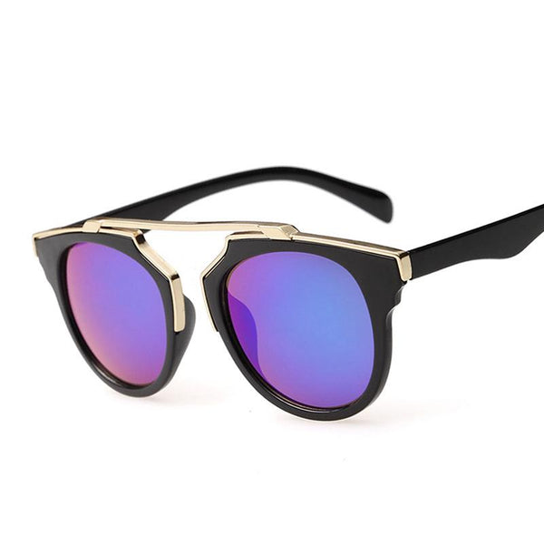 Retro Mirror Women''s Cat Eye Sunglasses