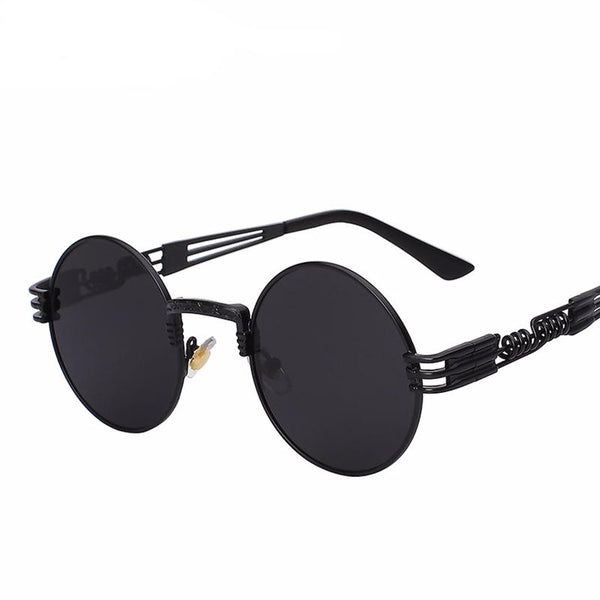 Metal Wrap Round Men's Sunglasses