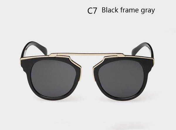 Retro Mirror Women''s Cat Eye Sunglasses