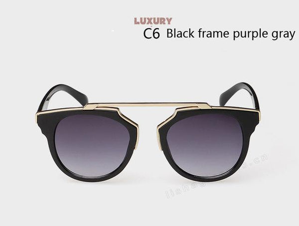 Retro Mirror Women''s Cat Eye Sunglasses