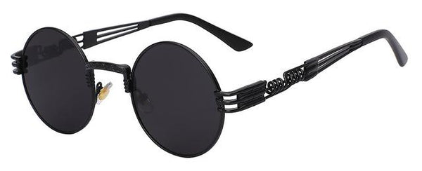 Metal Wrap Round Men's Sunglasses