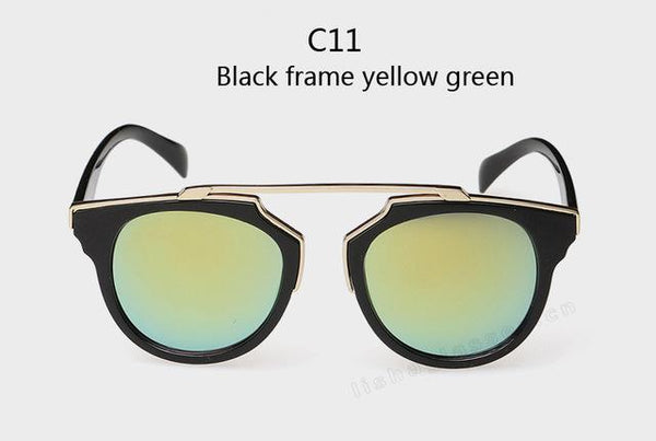 Retro Mirror Women''s Cat Eye Sunglasses