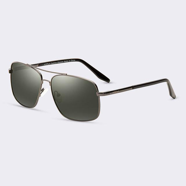 Double Bridge Men's Polarized Sunglasses