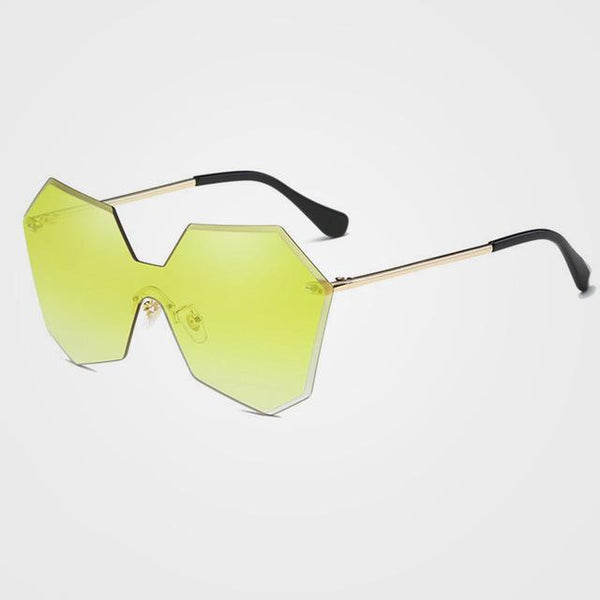 Luxury Rimless Gradient Lenses Women's Sunglasses