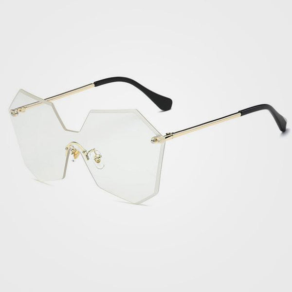 Luxury Rimless Gradient Lenses Women's Sunglasses