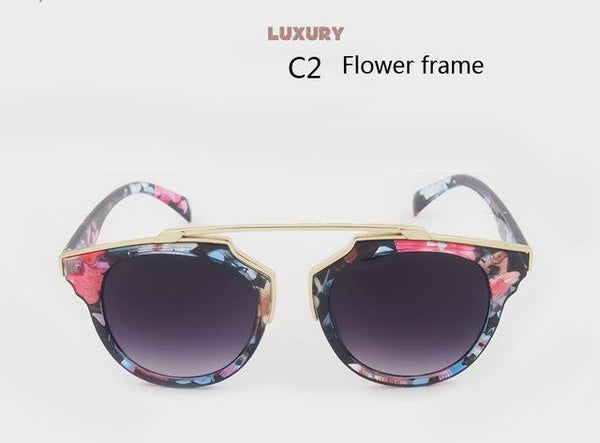 Retro Mirror Women''s Cat Eye Sunglasses