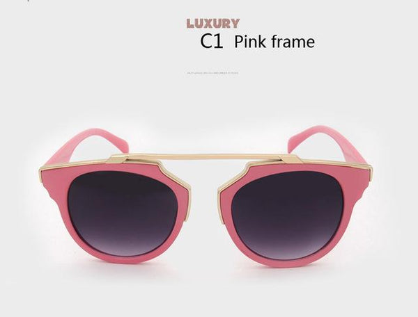 Retro Mirror Women''s Cat Eye Sunglasses