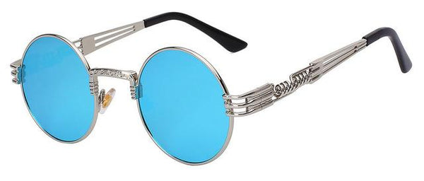 Metal Wrap Round Men's Sunglasses
