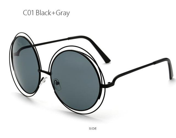 Oversized Round Women's Sunglasses