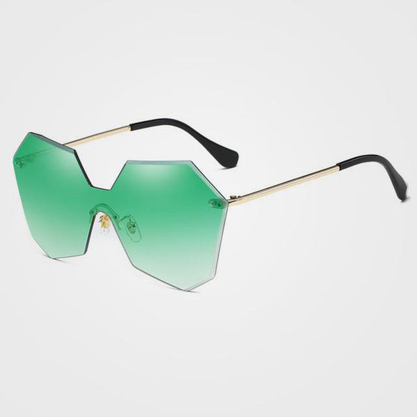 Luxury Rimless Gradient Lenses Women's Sunglasses