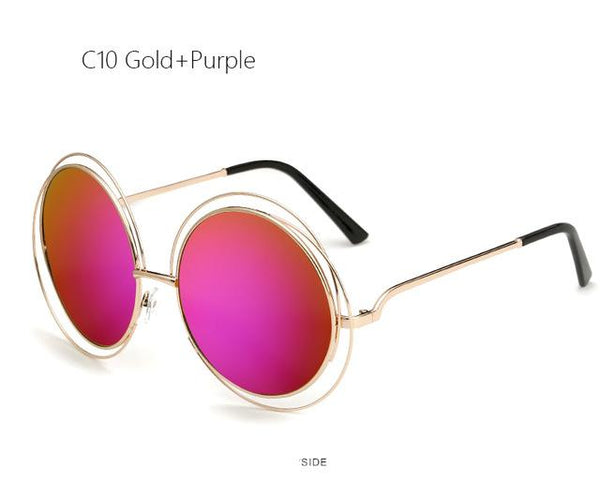 Oversized Round Women's Sunglasses