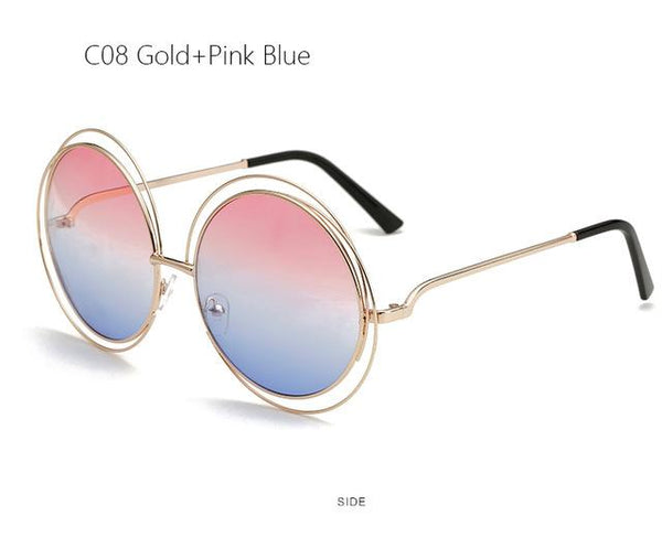 Oversized Round Women's Sunglasses